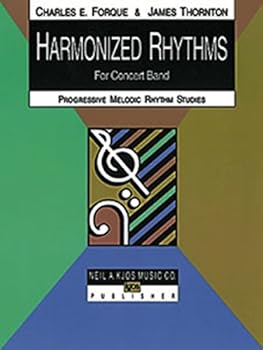 Sheet music Harmonized Rhythms for Concert Band-Percussion: Progressive Melodic Rhythm Studies Book