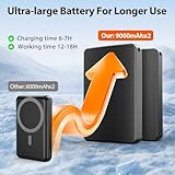 Rechargeable Heated Socks for Men & Women - 9000mAh Battery Winter Warmers with 3 Heat Levels | Full Foot Electric Heating for Skiing, Hiking, Cycling | Machine Washable Cold Weather Socks - Image 2