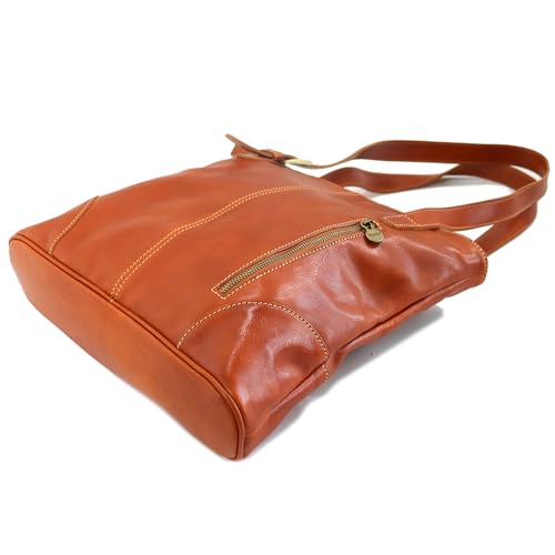 Image of Floto Tavoli Shoulder Bag Hobo Women's Bag in Italian Calfskin Leather