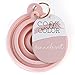 COOK With COLOR Set of 2 Silicone Collapsible Funnels, Foldable Kitchen Funnel with Wide Mouth for Liquids, Bottles, Food and Spices - Pink