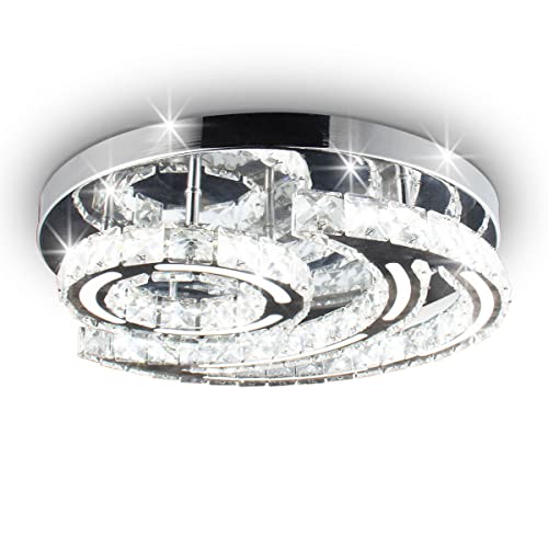 【Facile da installare】 Nessun assemblaggio richiesto, avrai la plafoniera a LED completa quando la estrai dalla scatola. Vendita diretta in fabbrica che fornisce un servizio post-vendita a vita. Se hai domande con la plafoniera bling, ti preghiamo di contattarci direttamente.