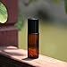 LNYMZD 2Pcs Brown 30ml Glass Essential Oil Roller Bottles Refillable Roll on Bottles Empty Deodorant Bottle Containers Rollerball Bottles Beauty and Personal Care Tools for Fragrance Cosmetics
