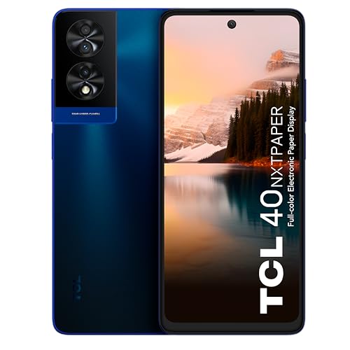 TCL 40 NXTPAPER 256GB Midnight Blue : smartphone Android avec écran sans reflet effet papier