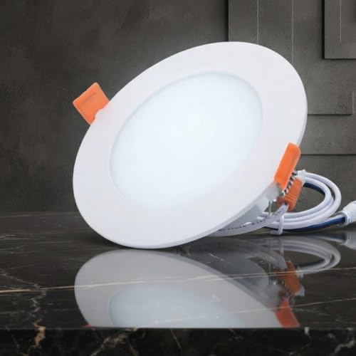 Image of Instapower Recessed Ceiling Light Ultra Slim Round LED Downlight 2-Year Warranty (24W Aluminium Natural White)