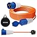Heavy Duty Caravan Hook Up Cable,25M Extension Lead &0.4M 3 Pin UK Plug,16 Amp Cable 240V Camping Extension Lead,for Campervans & Motorhomes' Everyday Use