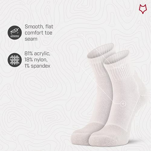 Fox River Wick Dry Athletic Heavyweight Sport Quarter Crew Socks (2 Pair Pack)4