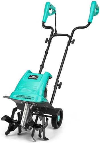best tiller for large garden that will transform your gardening experience 5 IncwBo Electric Rototiller Garden Tiller 12 Inch Tilling Width 8-Inch Electric Tiller 10.5 Amp Tiller Cultivator for Garden Yard
