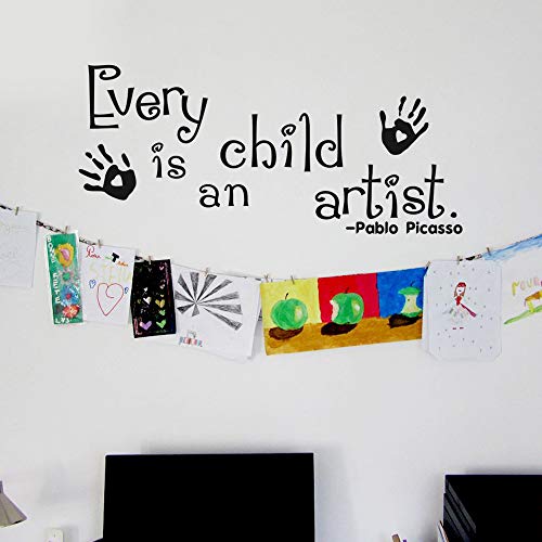 Every Child is an Artist Wall Art Decals Picasso...