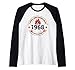 I Grill E Fumo Carne Dal 1968 54 Anni 54° Compleanno Maglia con Maniche Raglan