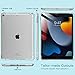 TiMOVO Case for New iPad 9th Generation 2021/8th Gen 2020/7th Gen 2019, Shockproof Impact Resistant Flexible Transparent Clear TPU Protective Shell Fit iPad 10.2-inch - Clear