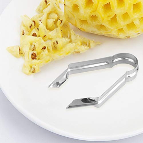 YARNOW Descascador de Olhos de Abacaxi Removedor de Sementes de Abacaxi Clipe Ferramentas de Cozinha