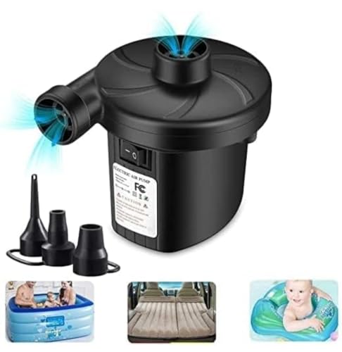 Image of High-Speed Compressed Air Duster, Cordless 51,000 RPM Electric Blower with 3-Speed Modes & LED Light, 6000mAh Rechargeable Air Pump Cleaner for Electronics (Mini AIR BLOWER-0002)