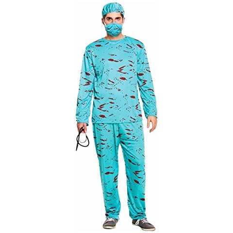ADULT BLOODY SURGEON Mens Ladies Couples Halloween Fancy Dress Costume Outfits by Lizzy® Cover