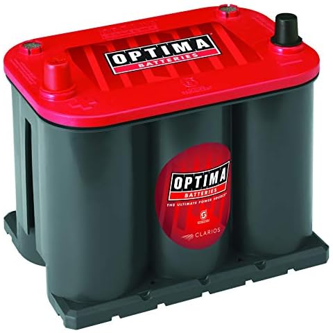 OPTIMA Batteries High Performance 25 RedTop Sealed AGM Car, Truck, and SUV Starting Battery, 720 CCA, SAE Terminal, Maintenance Free, Versitile Mounting Cover