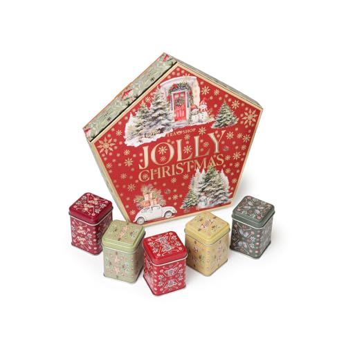 TEA SHOP - Set Jolly Christmas - Surtido de tés Variados - Diferentes sabores - Ideal para regalo