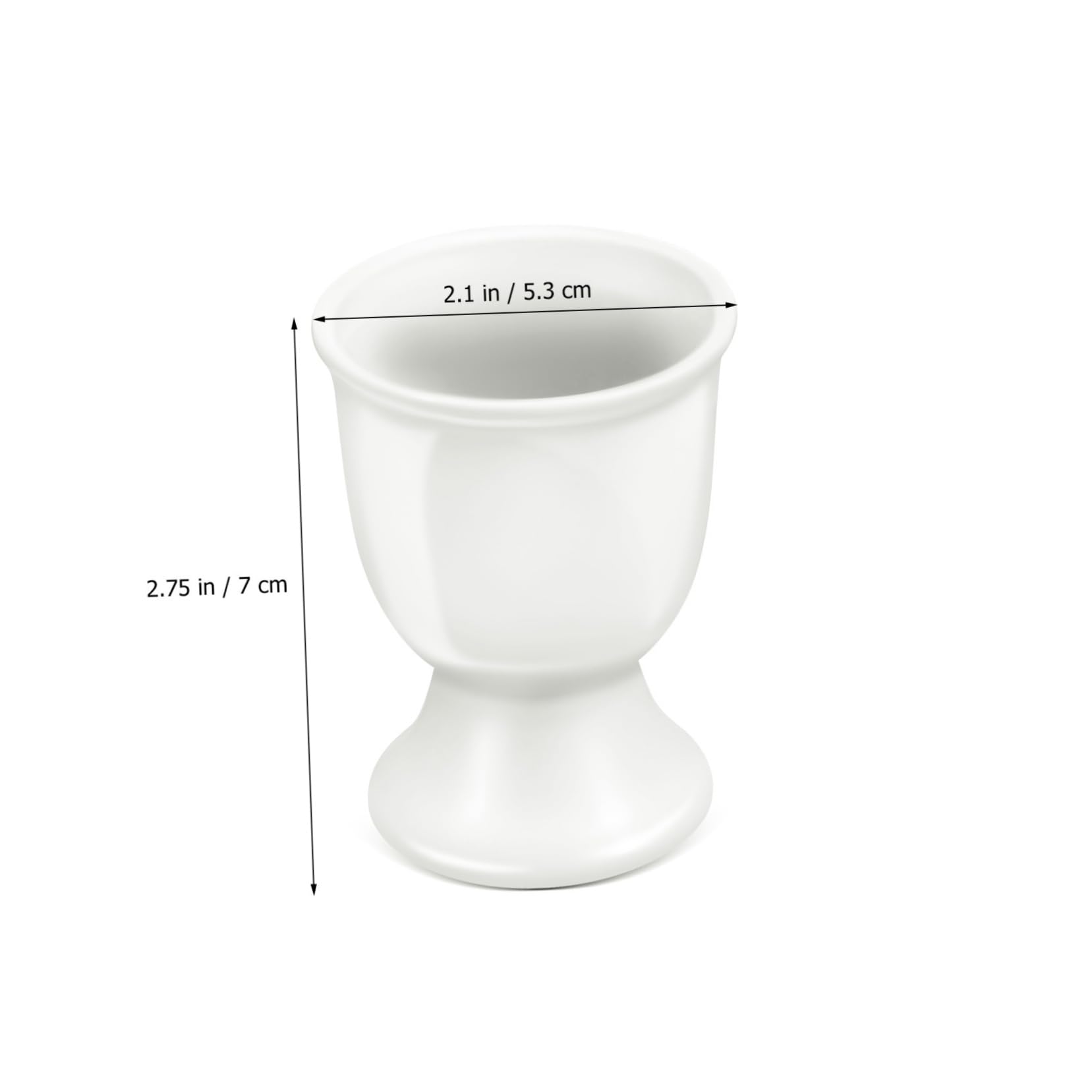 Veemoon Ceramic Egg Holder Set Easter Decorative Egg Cups Microwave Safe Kitchen Accessory