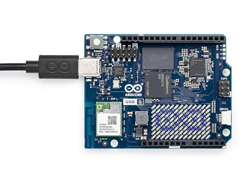Image of Arduino UNO Q [ABX00162] - Hybrid Board, Qualcomm Dragonwing QRB2210 microprocessor (MPU) & STM32U585 Microcontroller(MCU), AI Vision, Voice, IoT, Robotics, Linux Debian OS, Wi-Fi 5, USB-C