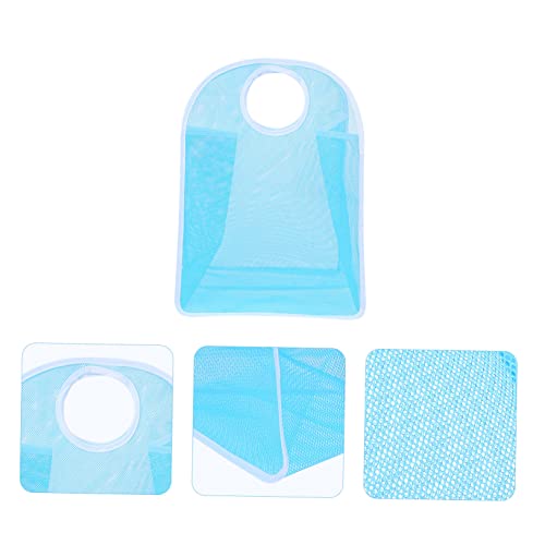 Yardwe 2Pcs Beach Organizer Mesh Bag Collapsible Tote for Storing Beach Shells and Accessories Compact Easy to Store Handbags Luggage3