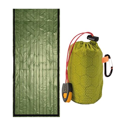 Saco De Manta Térmica: Equipo Compacto Impermeable, Manta Al Aire...