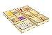 The Broken Token Game Organizer Compatible with Wingspan - Wooden Game Organizing Box with Multiple Trays