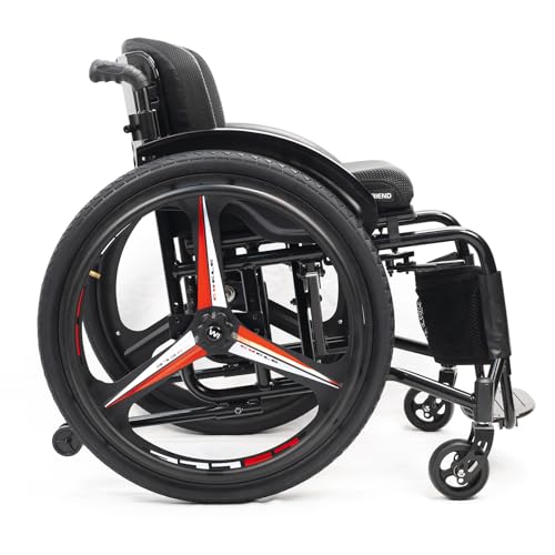 Silla De Ruedas Autopropulsada Portátil Todo Terreno,silla De Ruedas Deportiva Ultraligera,sillas De Ruedas De Transferencia Plegables,silla De Transporte Plegable Con Reposapiés, Con Asiento De 16,5