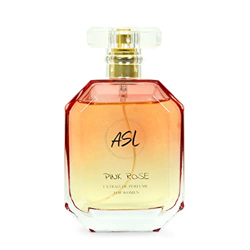 ASL Pink Rose Perfume Eau de Parfum for Women – 100ml Women’s Perfume Spray with Long Lasting Sweet, Sensual Fragrance –