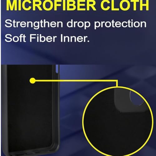 Image of Sleek Back Cover Case for Tecno POP X | Slim Fit Protective Design | Micro Fiber Cloth Inside | Camera Protection Bump |Carbon Texture Case Tecno POP X | (Blue)