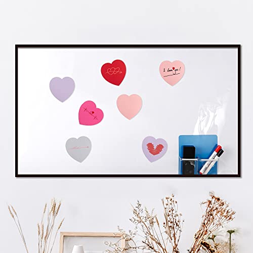 60 Pieces Heart Cutouts Bulletin Board Decorations Colorful Classroom Cutouts With Glue Point Dots For Valentine's Day School Classroom Party Supplies #TOP4