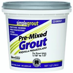 Custom PMG381QT 1-Quart Simple Premium Grout, Bright White by CUSTOM