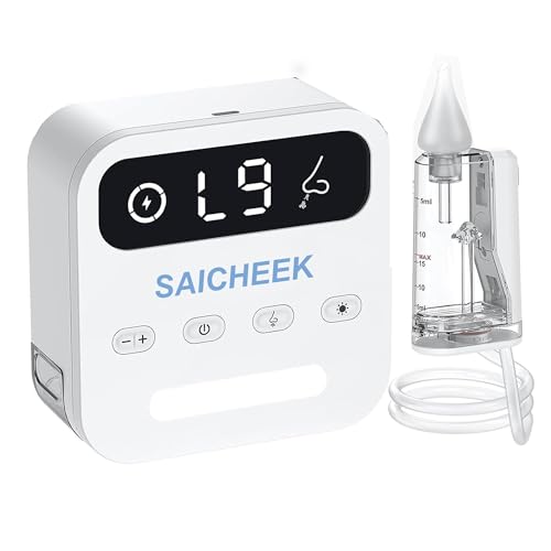 Image of Replaceable Mucus Collector with Night Light Tip for SAICHEEK Electric Nasal Aspirator BC-026