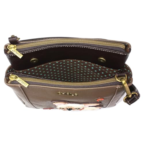 Image of CHALA Merry Messenger RFID Protected Women Faux Leather Shoulder Purse with Adjustable Crossbody Strap | RFID Protected
