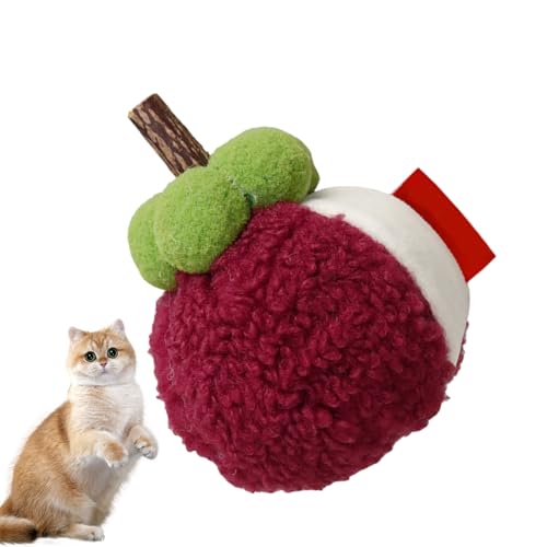 Genérico Catnip Toys For Cats, Plush Interactive Bite Toy, PP Cotton Material, Soft Pet Simulation Fruit, Teeth Cleaning Chew Toy For Cats, Reduces Boredom & Encourages, 4 In, Pack of 3 Genérico Catnip Toys For Cats, Plush Interactive Bite Toy, PP Cotton Material, Soft Pet Simulation Fruit, Teeth Cleaning Chew Toy For Cats, Reduces Boredom & Encourages, 4 In, Pack of 3
