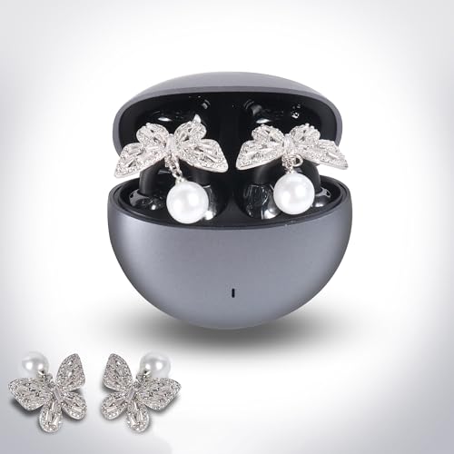 Strass pour écouteurs à Clipser, Écouteurs à Clipser avec Boucles d'oreilles Amovibles, Décoration exquise Amovible pour Le Travail, la Course et Le...