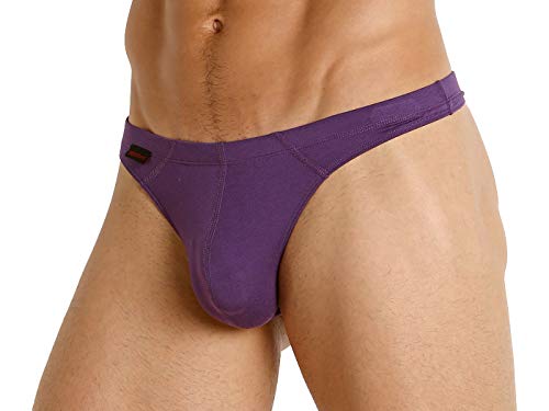 Jack Adams Men's Bikini Thong, Purple, Small #TOP9
