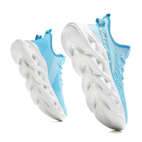 Image of Jakcuz Plus Size Men's Lightweight Walking Shoes Mesh Fish Scale Pattern Fashion Sneakers