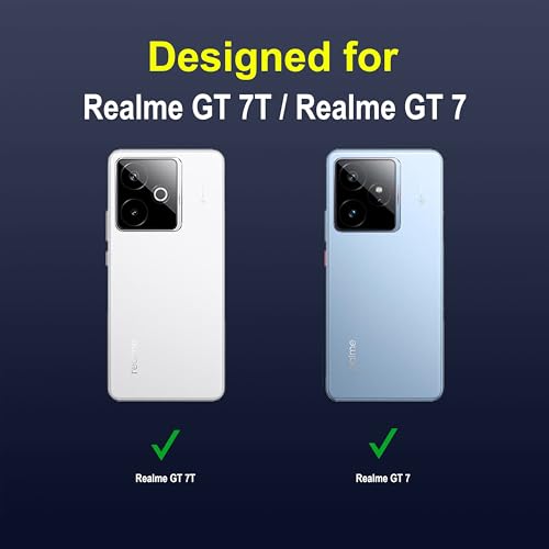 Image of amazon basics Back Case Cover for Realme GT 7T | Compatible for Realme GT 7T Back Cover | Liquid Silicon Magic Case with Camera Protection | Sapphire