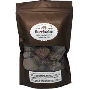 Flax Snackers Low Sugar, Low Starch Healthy Horse Treats 12 oz.