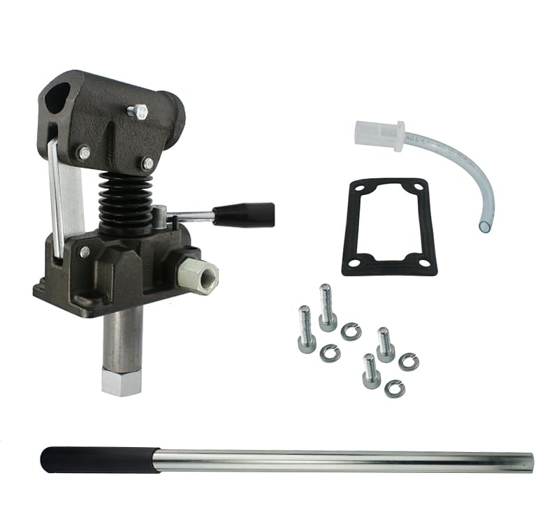 Hydraulic Single & Double Piston Hand Pump with Release Knob 0.7, 1.5,2.7 CID, 3 and 5 Lt Tank (0.7 CID Single Acting (Without Tank))