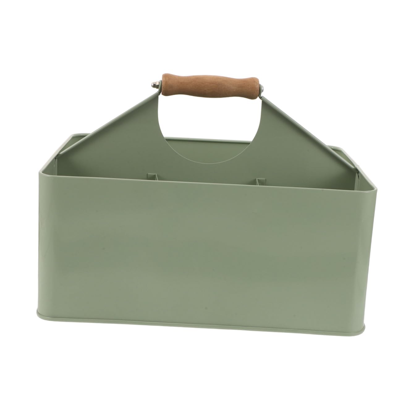 Caja de Almacenamiento y Asa de Jardinería para Semillas de Hierro con 4 Compartimentos Diseño Práctico y Superficie Lisa para Ventanas y Jardín