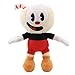 Juguete de Peluche Cuphead,Mugman Ms Chalice Ghost King Dice Cagney Carnantion Puphead Peluche Muñeco de Peluche para Regalos de niños(19-36 cm de Altura)