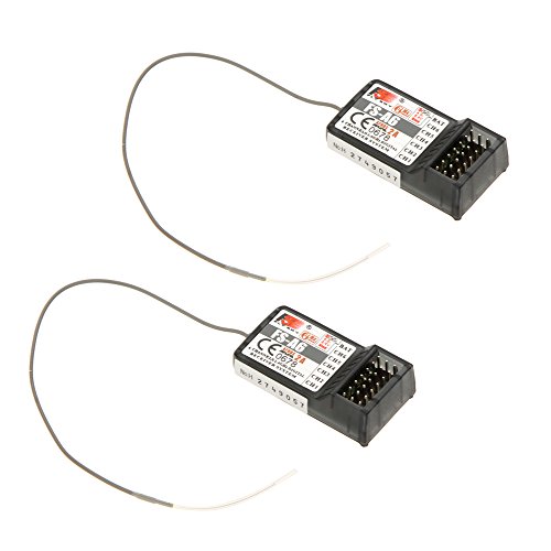 KKmoon 2pcs 2.4G receptor de 6 canais FS-A6 modelo de controle remoto para i4 i6 i10 transmissor