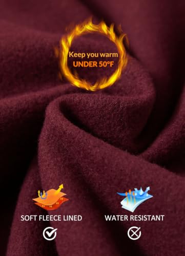 Image of baleaf Women's Fleece Lined Leggings, High Waisted | Thermal Warm Winter Tights, Thick Yoga Pants, Cold Weather, with Pockets