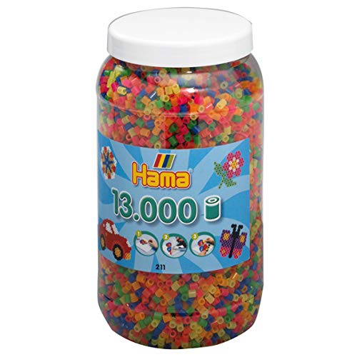 Hama 11-51 - Bügelperlen Scatola 13000 Pezzo Neon