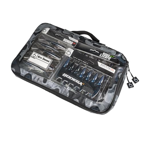 6th Sense Bait View Fishing Tackle Bag Clear View Soft Plastic Storage
