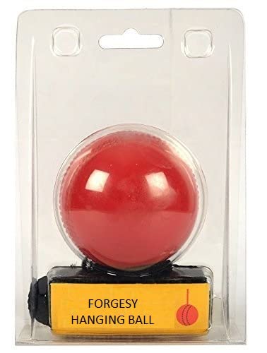 TRUBIOLOGY Red Cricket Practice Synthetic Hanging Ball for Knocking Stroke Improves Batting Skills (Junior) (B0C3D7YXXN) Amazon Price History, Amazon Price Tracker