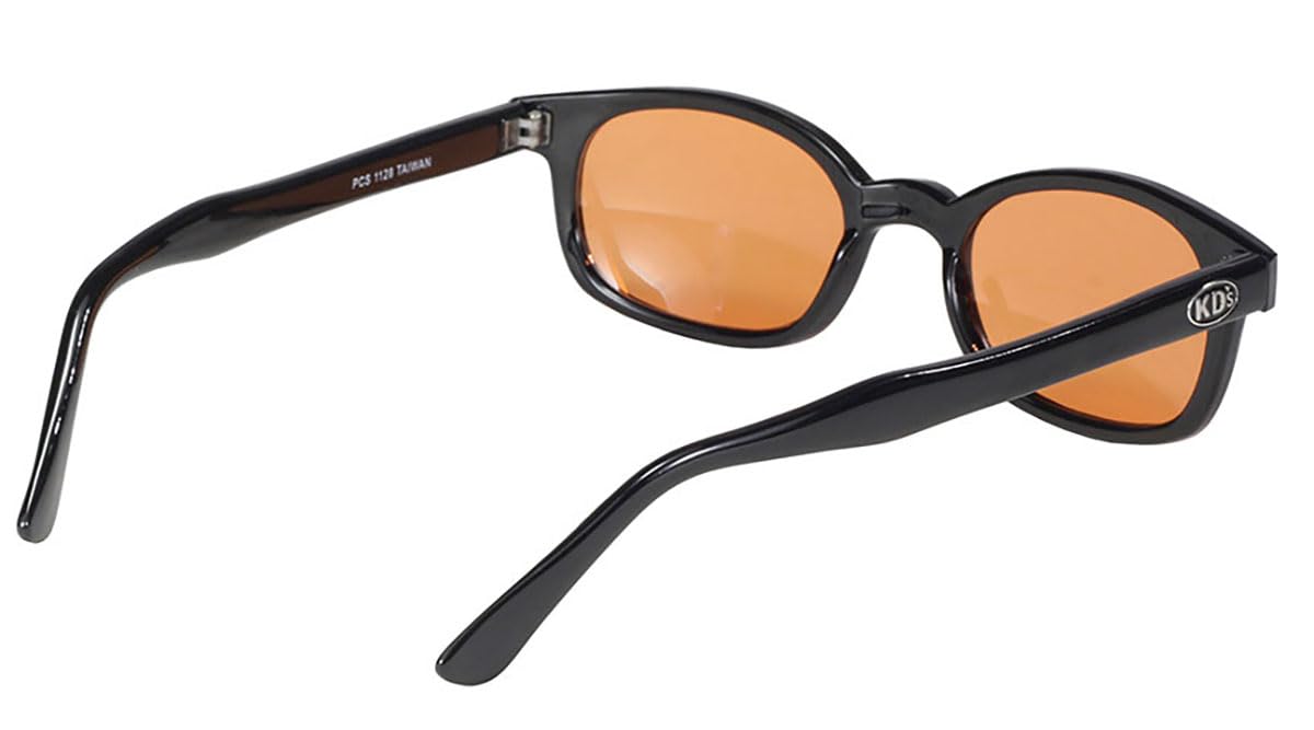 XKD's 1128 - Occhiali da sole per motociclisti, lenti arancioni, unisex