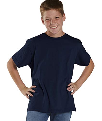 LAT Youth Fine Jersey T-Shirt, Small, Navy2