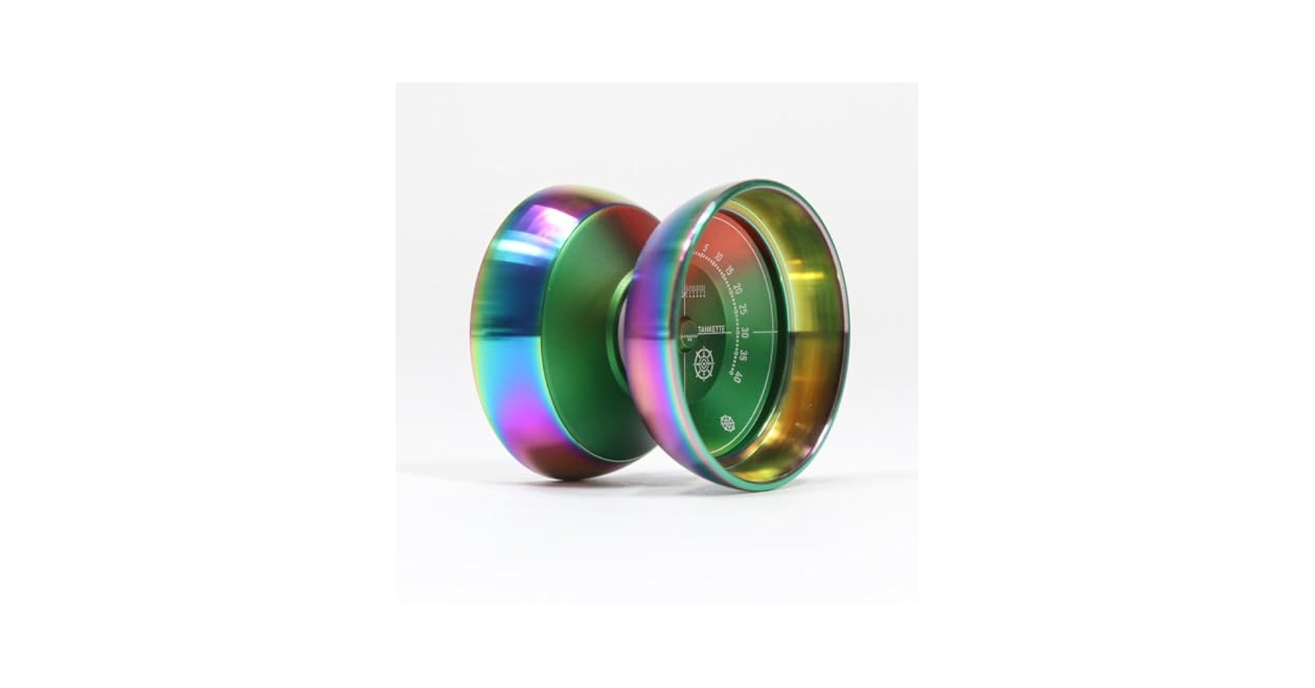 yoyofriends Tankette Yo-Yo - Wide Rim Bi-Metal YoYo (Green