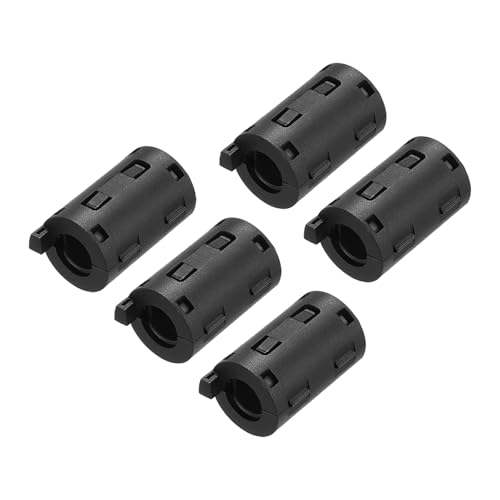 Núcleo de anillo de ferrita uxcell para solucionar interferencias en cables y electrónica 5 uds