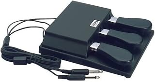 Studiologic VFP-3-10 Triple Piano-Style Open Polarity Sustain Pedal with Mono and Stereo Connector, for Keyboards